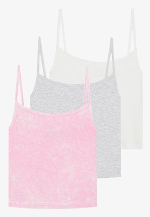 Even&Odd by Zalando 3 PACK - Top - blanc de blanc/rosebloom/light grey