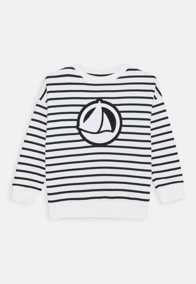 LOUFOQUE UNISEX - Sweatshirt - marshmallow/smoking