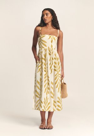 Vestito casual - golden leaf