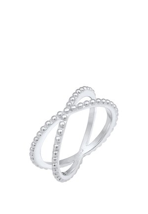 CROSS OVER DESIGN - Ring - silver-coloured