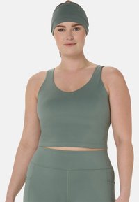 ASICS NAGINO FLEX - Reggiseno sportivo con sostegno medio - monument blue