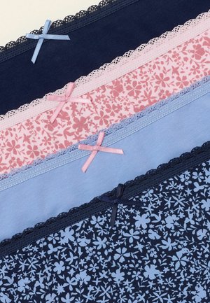 FatFace, 4 PACK OF TONAL FLORAL SHORT KNICKERS - Slip - pink