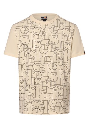 GILLIANO - Print T-shirt - ecru