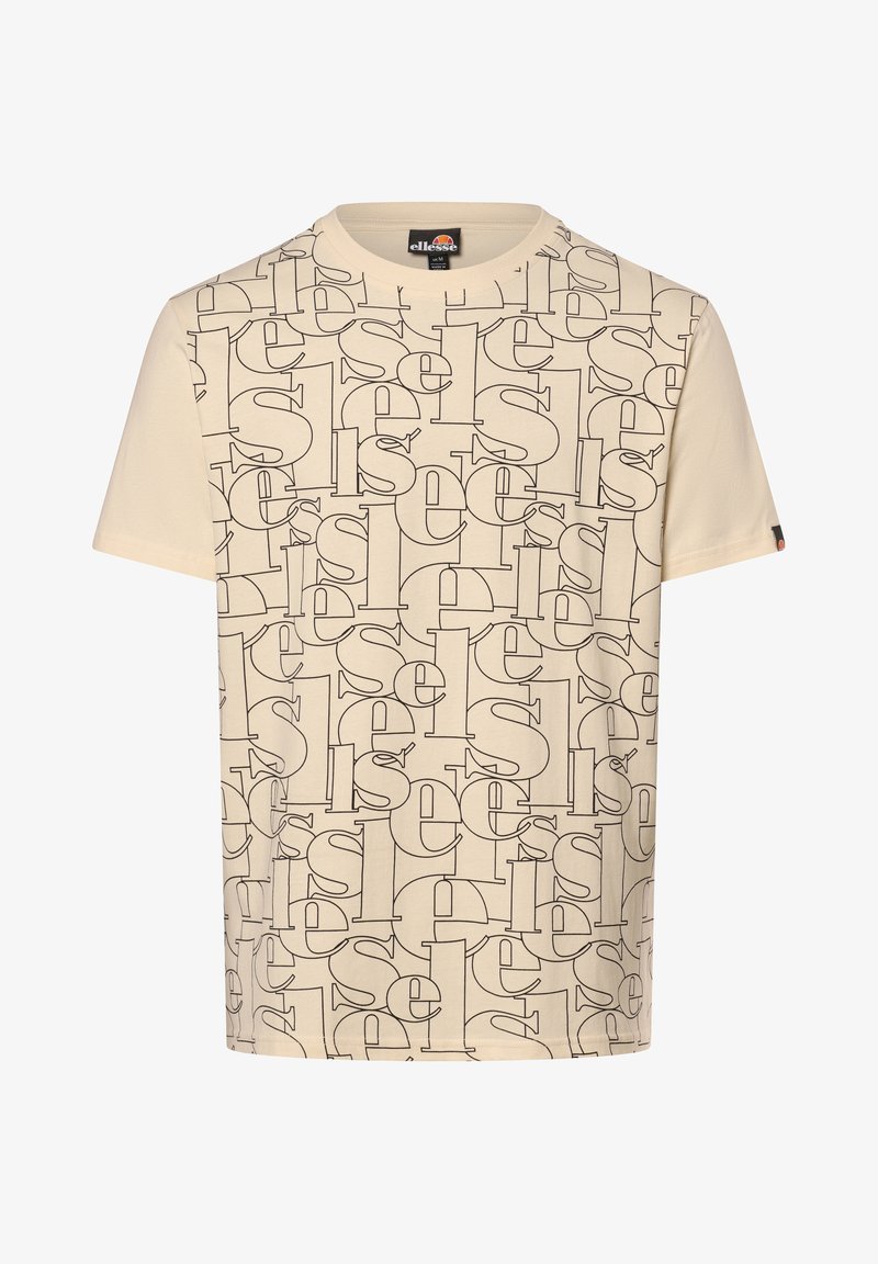 Ellesse GILLIANO - Print T-shirt - ecru