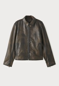 CILLIAN JACKET - Lederjacke - brown