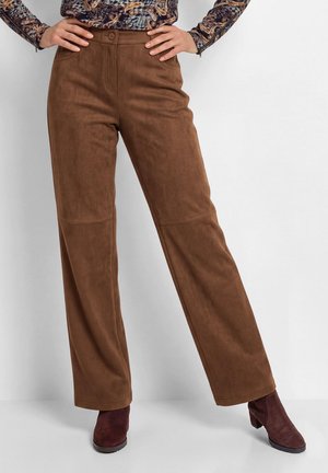 GOLDNER, HOSE VERA - Stoffhose - camel