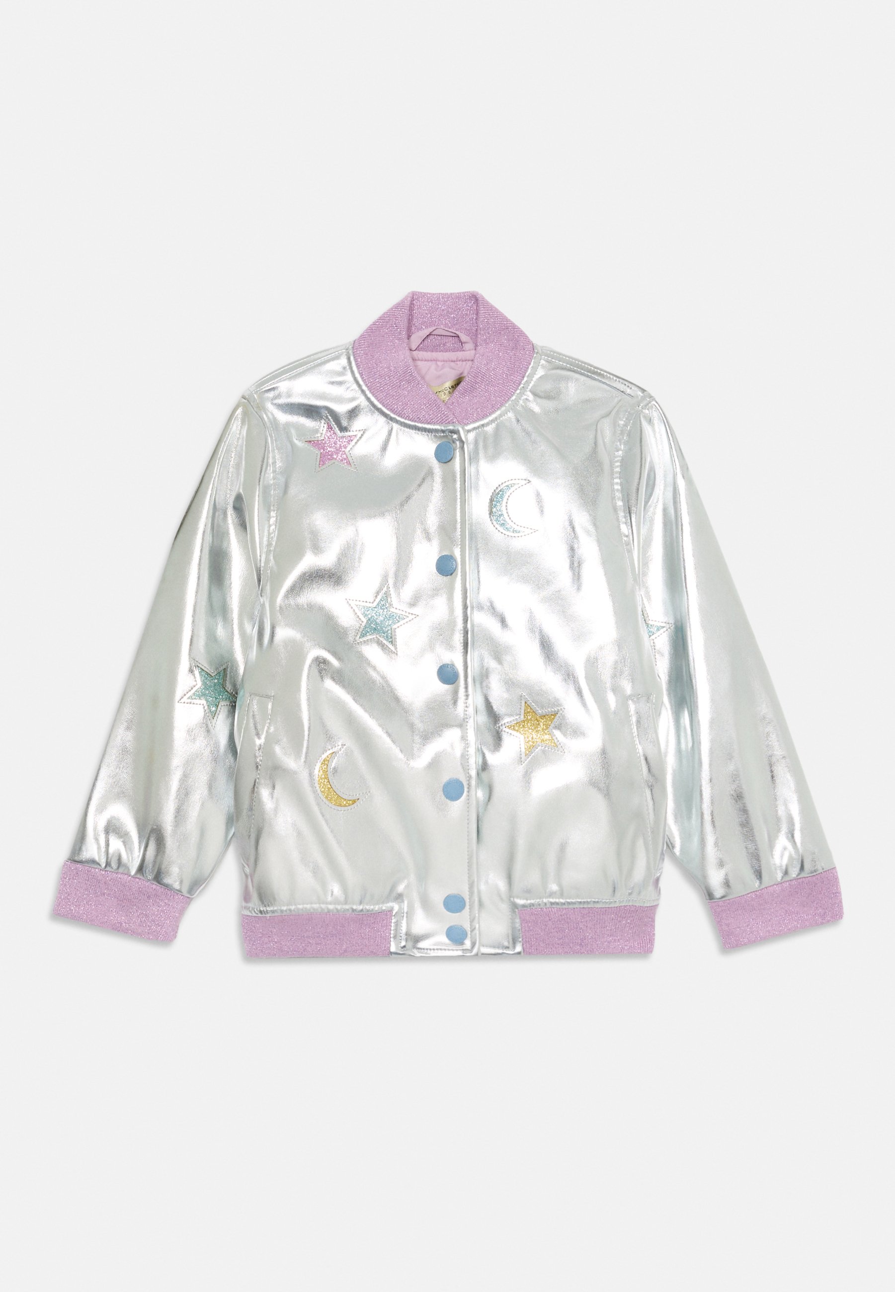 Stella McCartney Kids JACKET Giubbotto Bomber silver/argentato