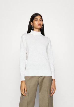pure cashmere MOCKNECK - Pulóver - vintage white