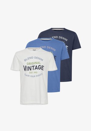 BHTEE 3-PACK - Nyomott mintás póló - mix colors