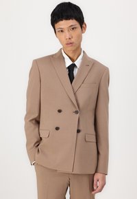 Isaac Dewhirst THE FASHION SUIT PEAK RECYCLED  SLIM - Dress - taupe