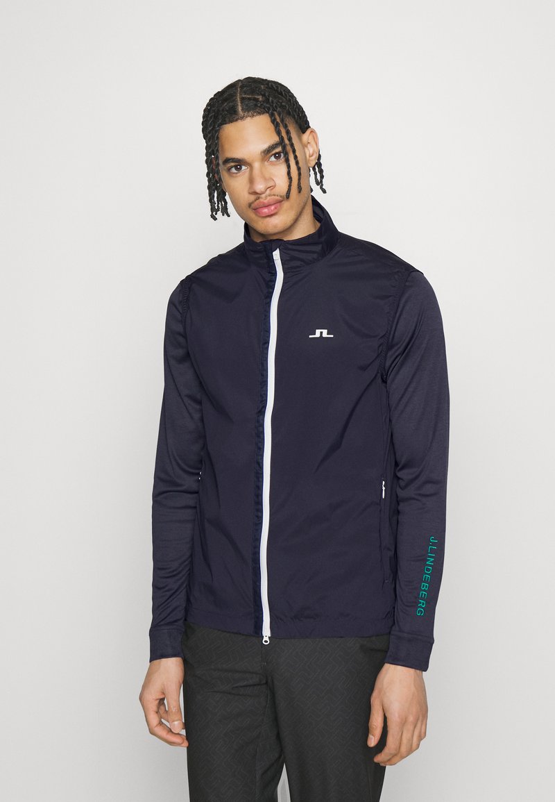 J.LINDEBERG Sports ASH LIGHT PACKABLE VEST Waistcoat navy/dark blue Zalando.ie