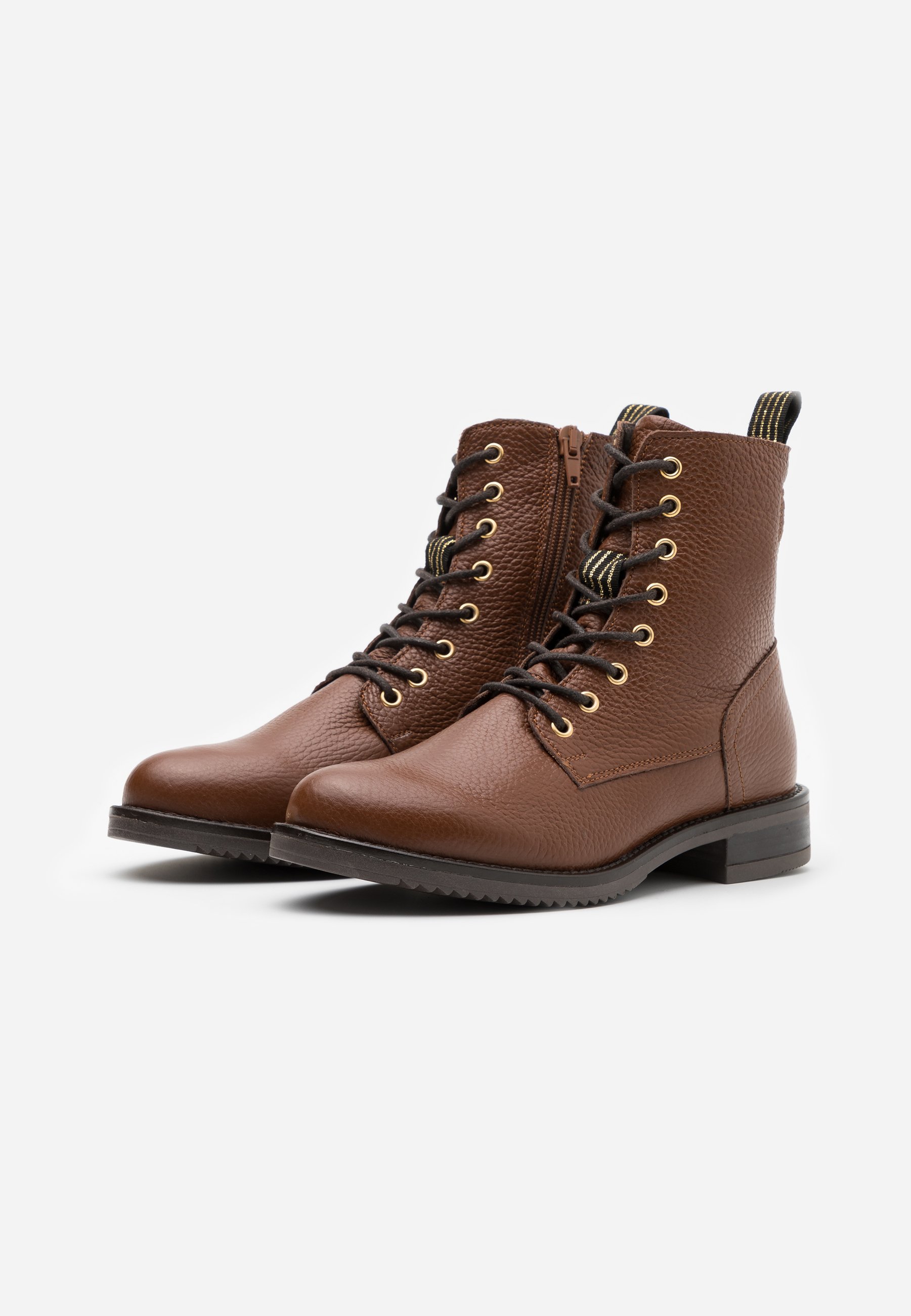 Anna Field LEATHER ANDREAS - Snørestøvletter - brown Anna Field LEATHER ANDREAS - Snørestøvletter - brown