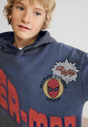 Desigual, SPIDER-MAN™ HOODED SWEATSHIRT - Sweat à capuche - blue