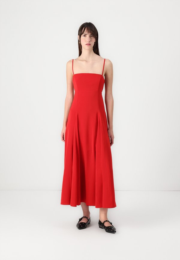 Godet Clasp-Back Midi Dress - Cocktail dress / Party dress - salsa