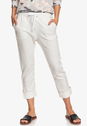Roxy ON THE SEASHORE - Trousers - snow white