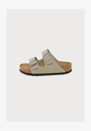 Birkenstock, ARIZONA BF FADED KHAKI DARK BROWN UNISEX - Sandalias - faded khaki/dark brown