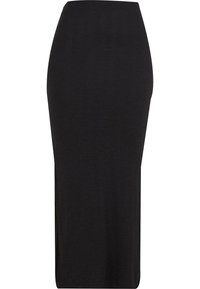 HIGH SLIT  - Pencil skirt - black