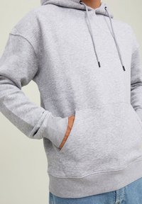 Jack & Jones Jersey con capucha - mottled light grey