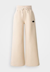 WIDE LEG - Donji dijelovi trenirke - white dune heather