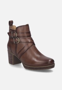 Josef Seibel Cowboy/biker ankle boot - cognac