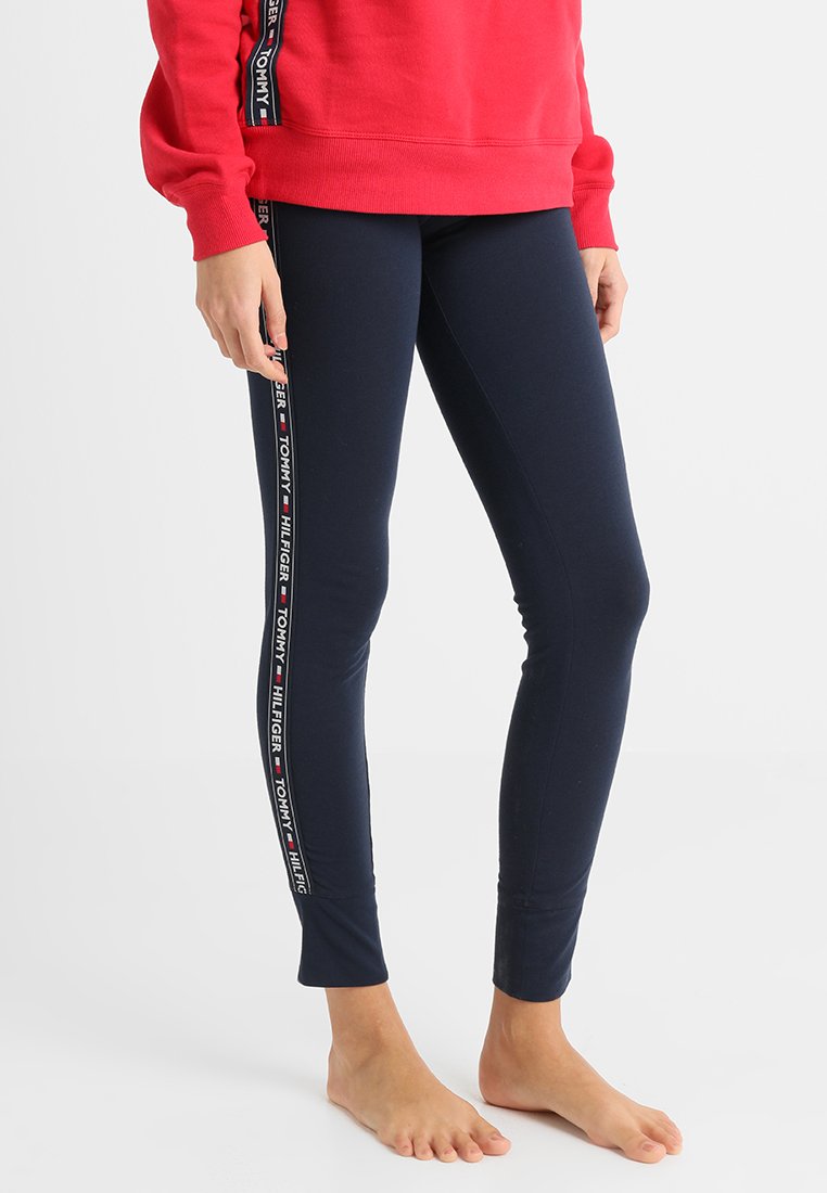 Tommy Hilfiger LEGGING - Pyjama bottoms - blue/dark blue - Zalando.de