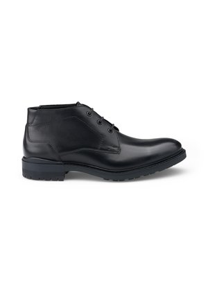 Schnürstiefelette - schwarz