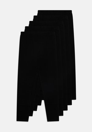 UNISEX 5 PACK  - Leggingsit - black