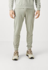 Champion ICON ELASTIC CUFF PANTS - Tepláky - grey melange