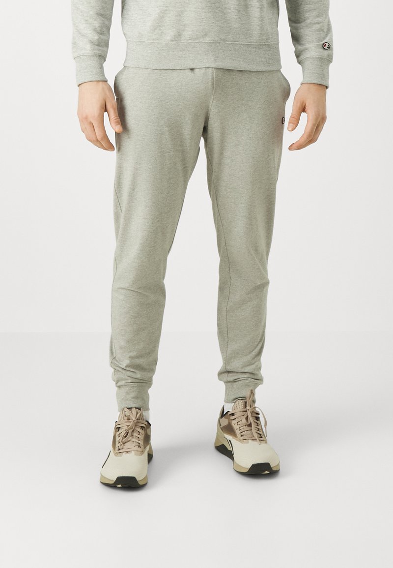 Champion ICON ELASTIC CUFF PANTS - Tepláky - grey melange
