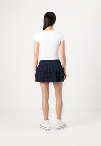 Hollister Co. MAY RUFFLE - Šortai - dark blue