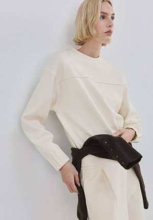 Sweatshirt - off white