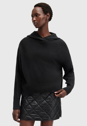 AllSaints INES - Jersey con capucha - black