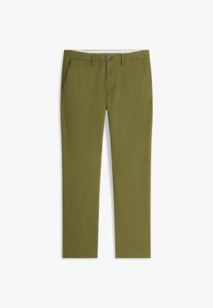 Tommy Hilfiger, DENTON TEXTURED PRINT STRAIGHT LEG TROUSERS - Pantalones chinos - dark artichoke