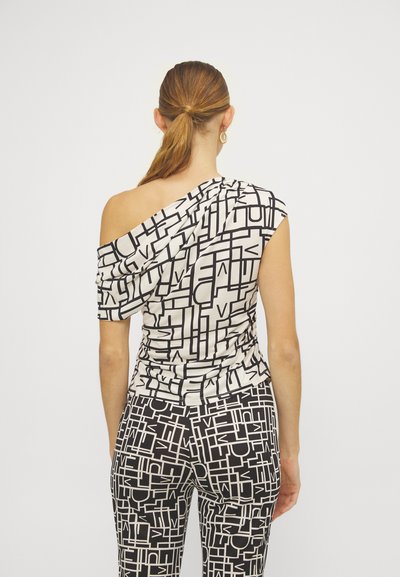 Diane von Furstenberg PERCY - Μπλουζάκι με στάμπα - ivory