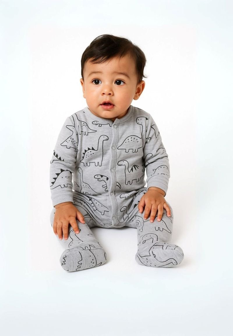 MINOTI 2 PACK LONG SLEEVE  - Natdragt - mottled grey mint