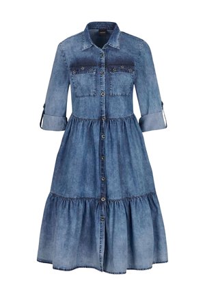 MADELEINE, MADELEINE KLEID JEANSKLEID MIT STUFENROCK - Spijkerjurk - blue