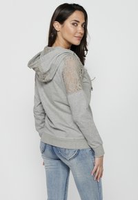 Koroshi Felpa con zip - gris claro vigoré light grey vigoré