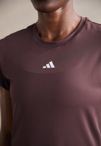 adidas Performance Sportska majica - shadow brown/white