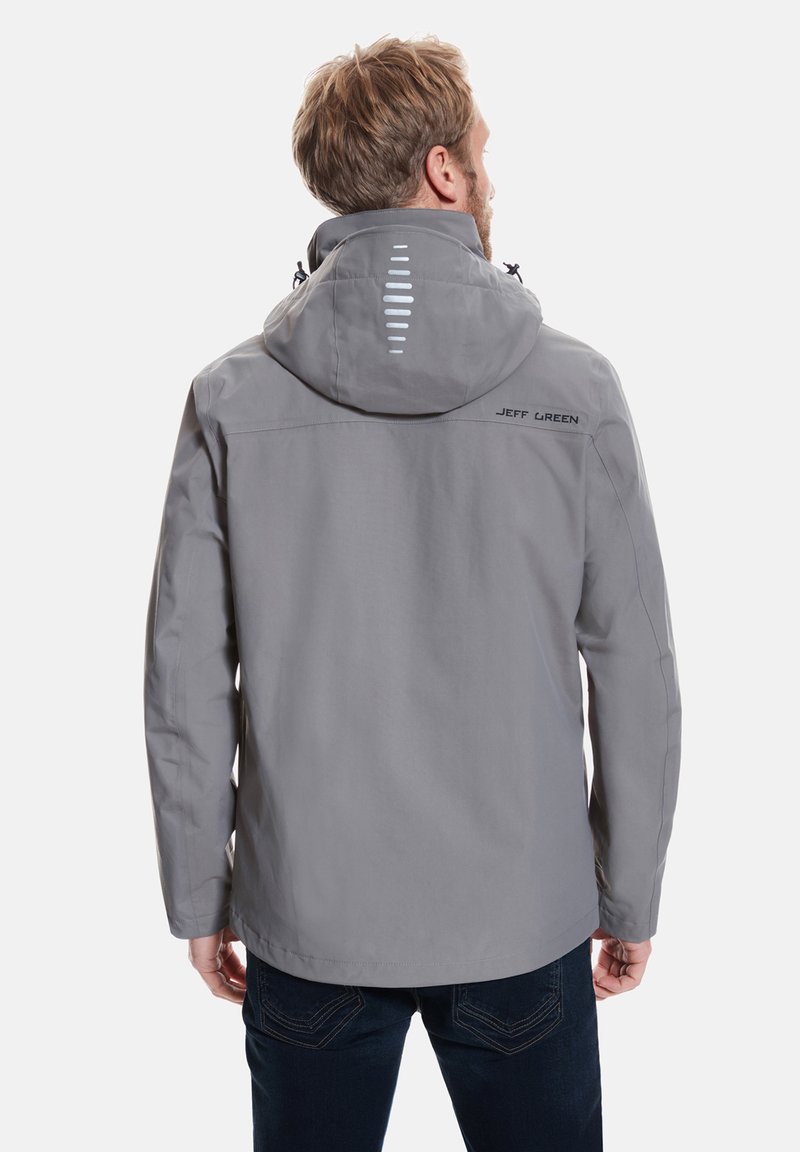 Herren Sportbekleidung | Jeff Green HARSTAD Regenjacke / wasserabweisende Jacke gunmetal/dunkelgrau - HX03546 Herren Sportbekleidung | Jeff Green HARSTAD Regenjacke / wasserabweisende Jacke gunmetal/dunkelgrau - HX03546