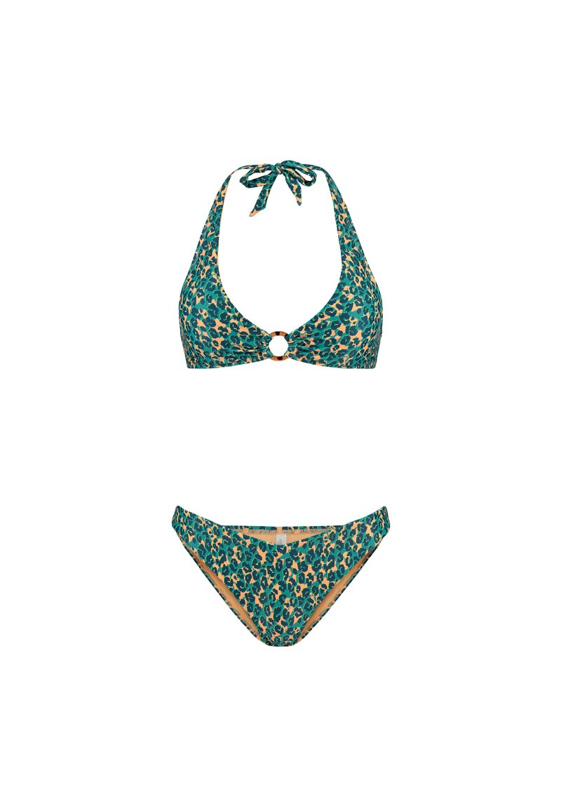 Damen Bikinis | Shiwi TROPICAL TIGER Bikini tropic green/grün - RE76269 Damen Bikinis | Shiwi TROPICAL TIGER Bikini tropic green/grün - RE76269