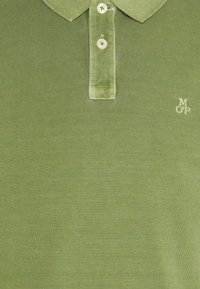 Marc O'Polo SHORT SLEEVE SLITS AT HEM - Polo krekls - khaki