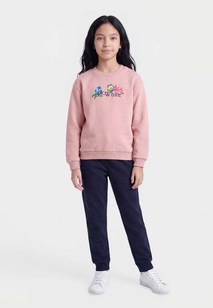 Off-White BABY BIG BOOKISH FLOWER DRESS - Sweat Dress - blush