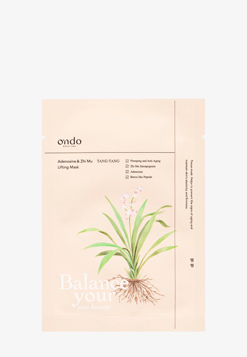 Ondo Beauty 36.5 - ADENOSINE & ZHI MU LIFTING MASK 5 UNIT PACK - Maschera viso, Ingrandire