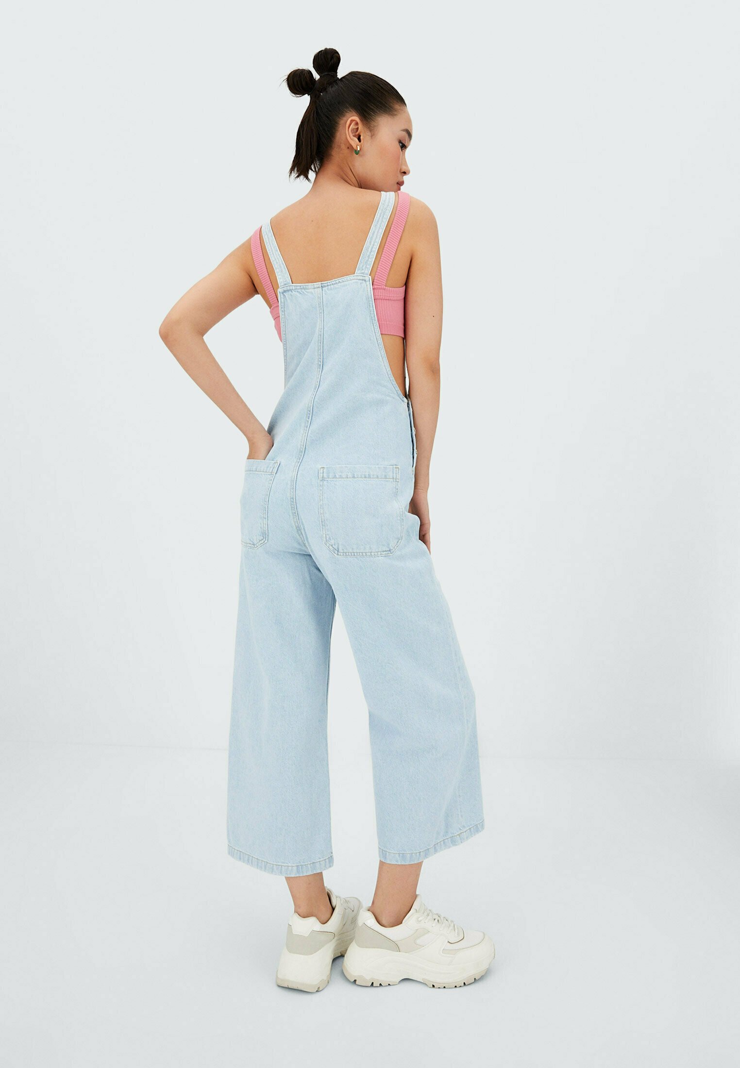 Stradivarius Salopette - light blue/carta da zucchero - Zalando.it