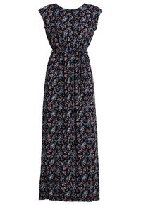 Robe Maxi Noire à Motifs Femme Dorothy Perkins - Taille 14, Occasion Très Bon état