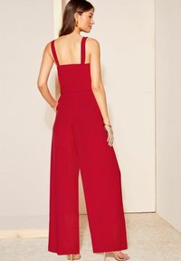 Friends Like These TWILL STRAPPY WIDE LEG - Pajac - red
