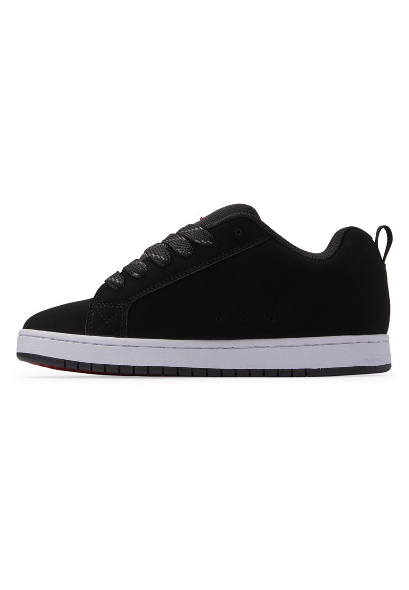 DC Shoes COURT GRAFFIK UNISEX - Sneaker low - bw black white red
