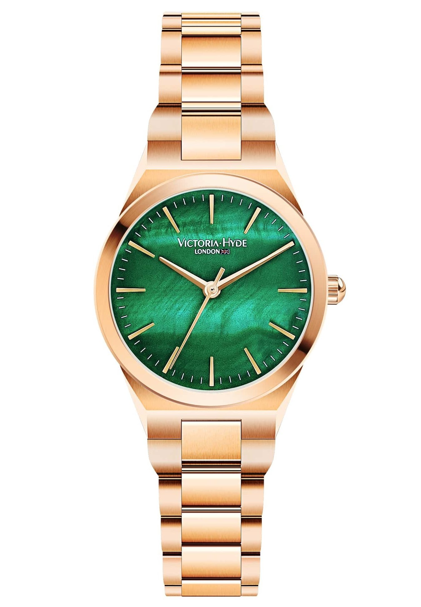 damenuhr grün gold
