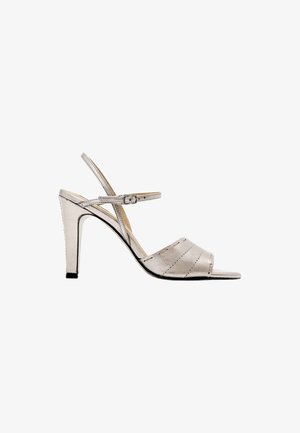 AllSaints, LILA MET SANDAL - Sandales à talons hauts - gunmetal grey