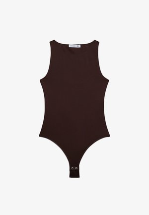 Terranova, BODY A TINTA UNITA - Top - cacao